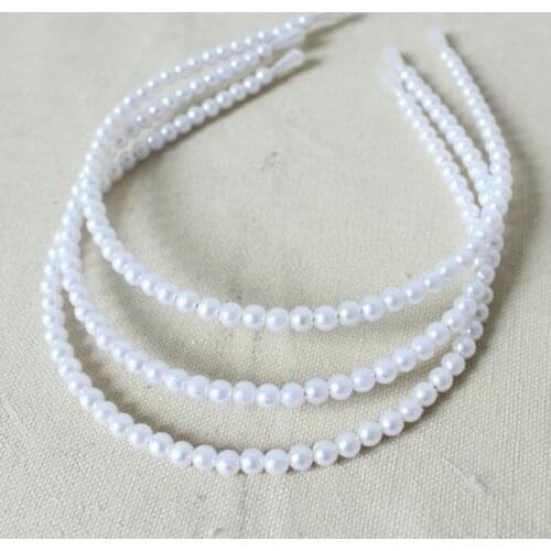 Cute Cool Headband Girls Fake Pearl Beads Head Band Wedding Party Headbands For Women Headdress Haar Accessories