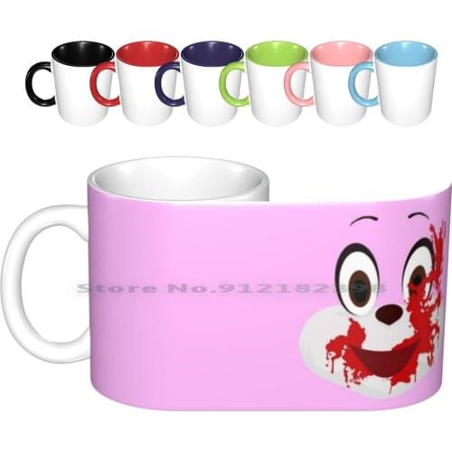 Robbie The Rabbit Ceramic Mugs Coffee Cups Milk Tea Mug Silent Hill Seal Metatron Horror Playstation Pyramid Head Video Games