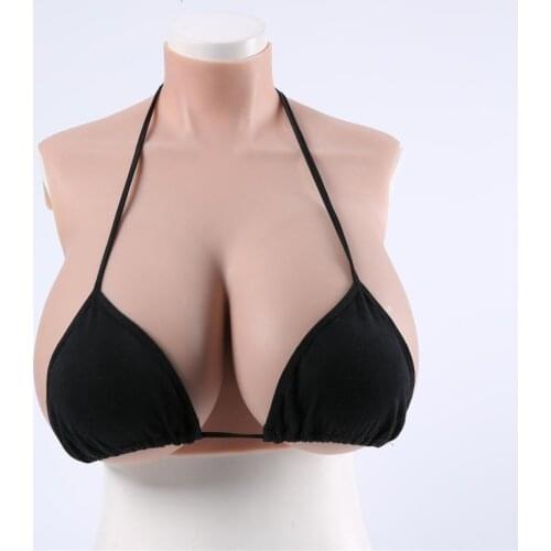 I-Cup 5050g Silicone Breast Form Lifelike Soft Silicone Breast Forms enhancers Mastectomy Boob Prosthesis Fit for Crossdressers