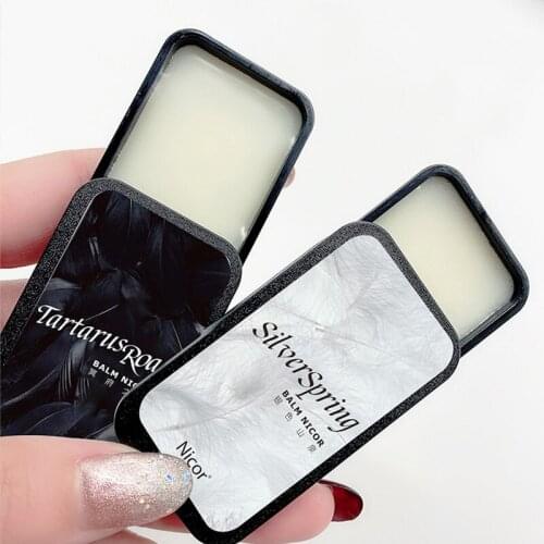 1PC Portable Case Solid Perfume Fragrances Women Men Solid Balm Mild Long Lasting Aroma Deodorant Fragrance Body Antiperspirant