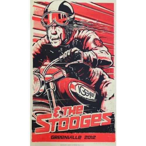 Iggy & The Stooges VINTAGE METAL TIN SIGN POSTER WALL PLAQUE