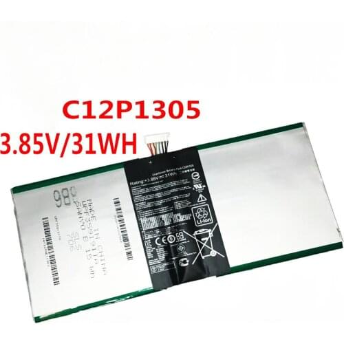High Quality 3.8V 31Wh 7900mAh C12P1305 battery for ASUS Transformer TF701T K00C TF701T battery