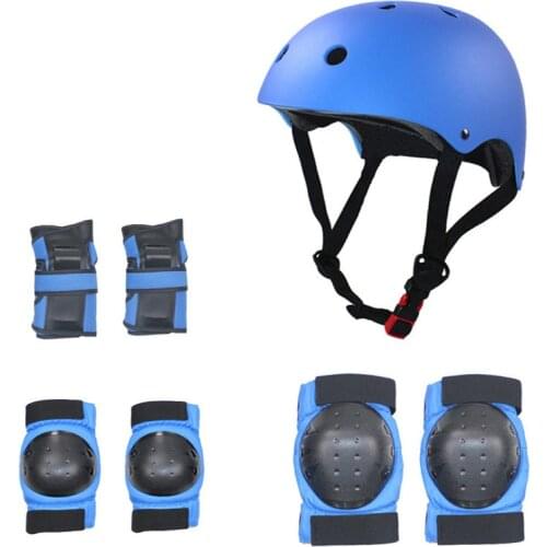 Skate Shoes Childrens Helmet Protector Seven Piece Combination Kneepad Elbow Protector Skateboard Protector Sport Ware