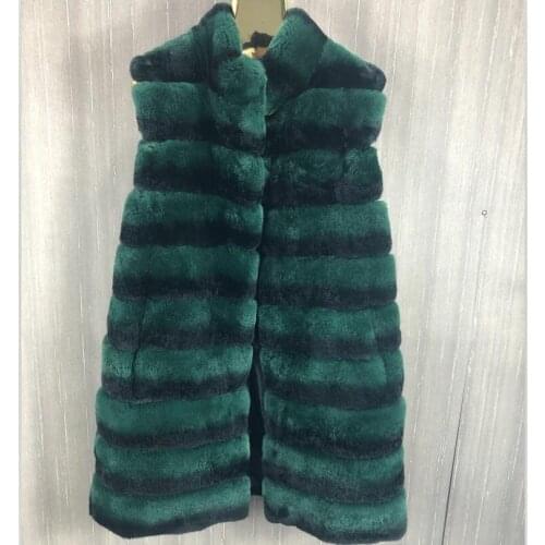 2020 natural rex rabbit fur waistcoat, real Rex fur waistcoat, warm winter fashion, European street style