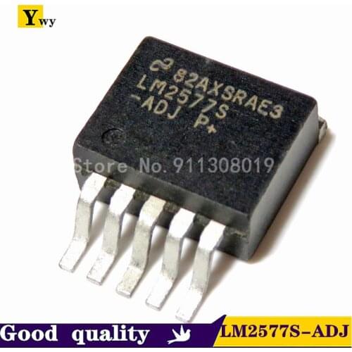 5pcs LM2577S-ADJ LM2577 2577 TO-263-6 Step Up (Boost) Voltage Regulator New Original