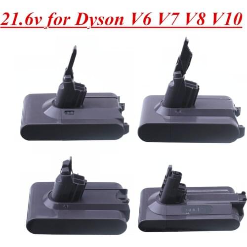 21.6V 4000mah 6000mah Battery for Dyson V6 V7 V8 V10 Battery DC58 DC59 DC61 DC62 DC74 SV09 SV07 SV04 Vacuum Cleaner Battery