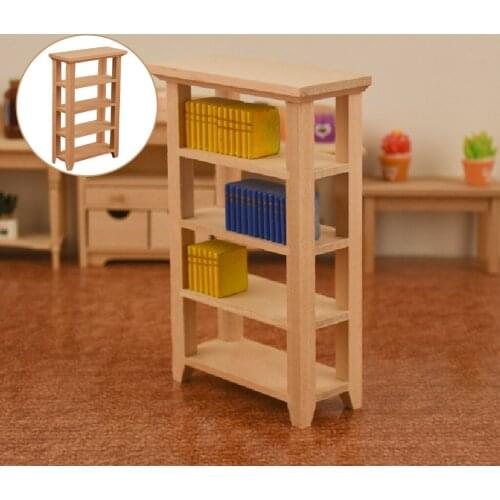 Wooden 1/12 Scale Miniatures Dollhouse Cabinet Doll Tiny Bedroom Decor Props