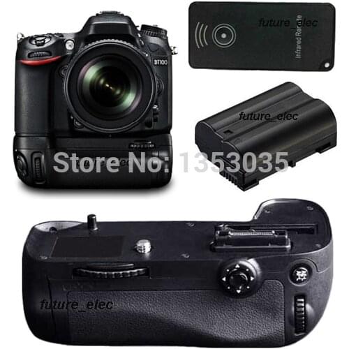 Battery Hand Grip Holder Pack 2-Step Vertical Shutter For Nikon D7100 D7200 DSLR Camera as MB-D15 +Remote Control+EN-EL15 ENEL15