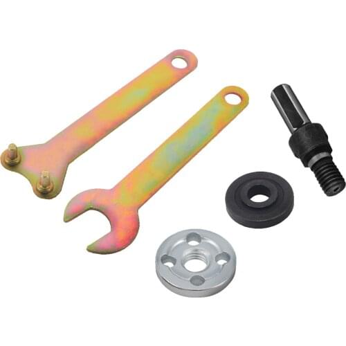 1 Set 10mm Shank Arbor Mandrel Adaptor Drill Adaptor Power Tool for Angle Grinder Dril Motor Connecting Rod Cut Off Wheels Disc