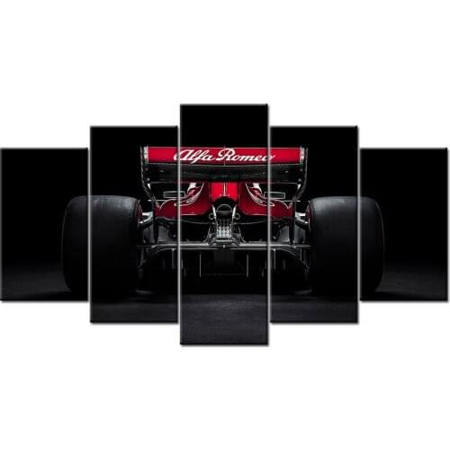 Modular Pictures Wall Art HD Prints 5 Pieces Sauber C37 F1 Racing Car Canvas Painting Home Bedside Decor Poster