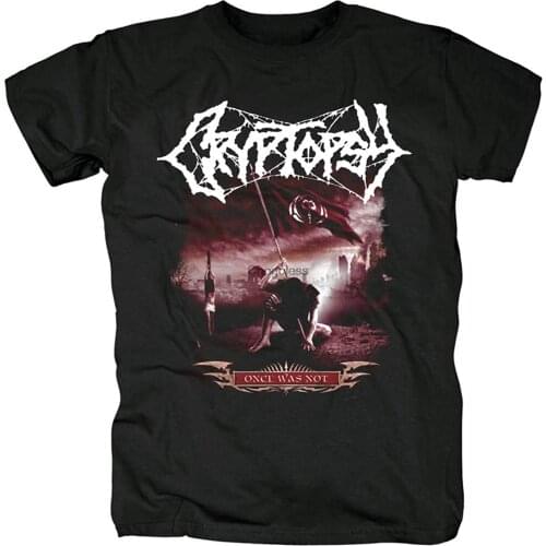 Mens TShirt Short Sleeve Shirt Cryptopsy Rock Tee Women Hiphop Shirts(1)
