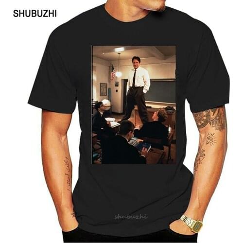 Shubuzhi New arrival mens Summer Style fashion T-Shirt Dead Poets Society Casual T-Shirt