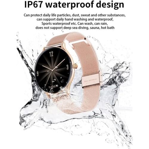 New full touch screen ladies smart watch multifunctional mens sports watch heart rate monitoring fitness tracker smart watch