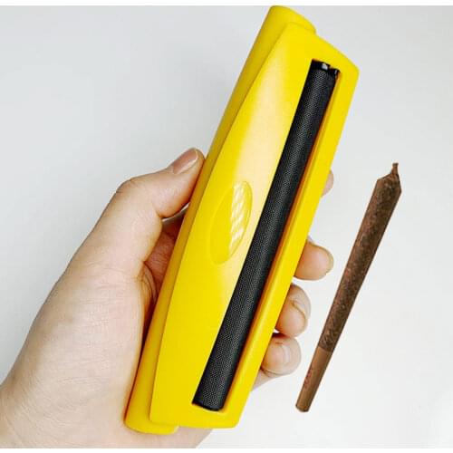 Protable Tobacco Weed Roller Maker Cone Joint Plastic Cigarette Rolling Machine for 110mm Raw Rolling Paper Smoking Accessories