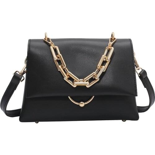 Fashion Women Flip Messenger Shoulder wallets Ladies PU Design Chain Handbag Casual Popular Travel Bag vogue Simple package
