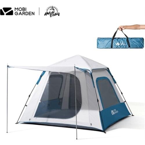 Mobi garden outdoor thickened tent full automatic quick open sunscreen and outdoor camping equipment portable folding tent