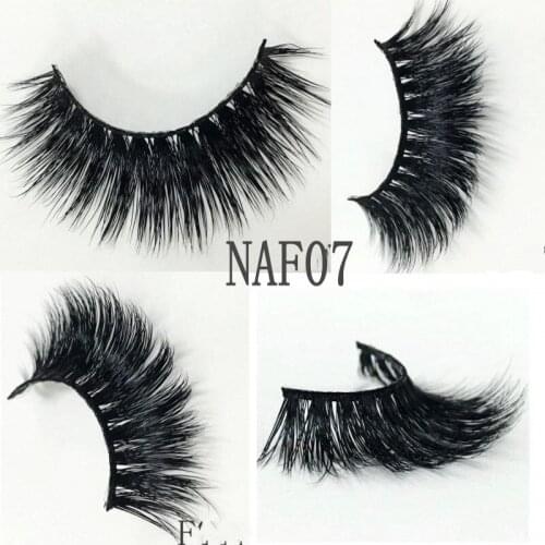 Factory sell 3d mink eyelashes Wholesale UPS Free Shipping 50pair mink lashes black natural thick mink eyelash soft long lasting