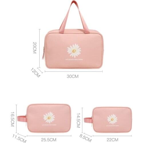 Large Capacity Cosmetic Storage Bags Multifunctional Portable Toiletry Makeup Waterproof Storage Bag