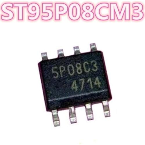 10PCS/LOT ST95P08CM3 95P08CM3 5P08C3 Automotive memory chip IC SOP-8 Free shipping