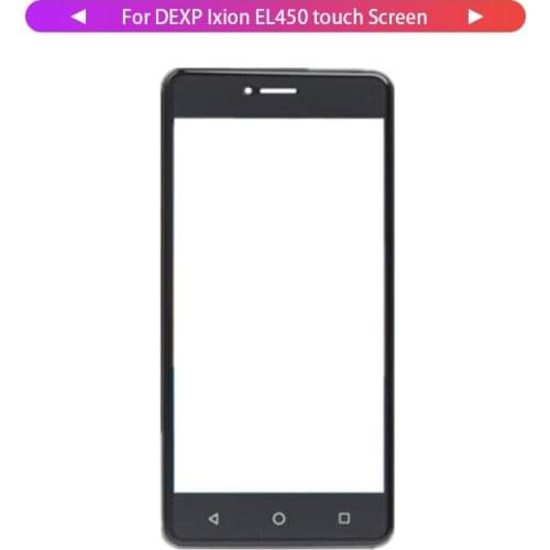 100% Tested For DEXP Ixion EL450 Touch Screen Glass Sensor Panel lens Glass Replacement for DEXP Ixion EL450 Replacement Parts