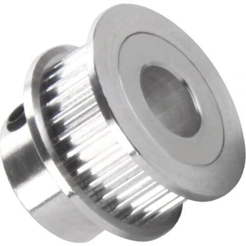 2pcs GT2 Aluminum Timing Pulley 30/36/40/48/60 Tooth, Wheel Bore 5mm 8mm, Gear Teeth Width 6mm, 2GT 3D Printer Parts Accessories