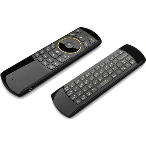 25A 2.4G Mini keyboard Air mouse remote control with Earphone Jack For Smart TV Android TV Box Fire TV