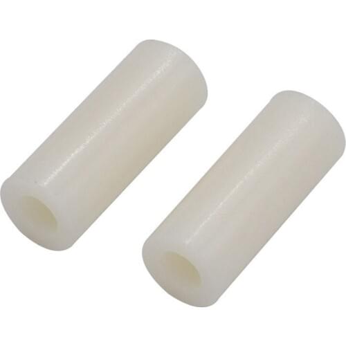 30pcs Inner diameter 3mm outside diameter 7mm ABS Plastic Isolation Column Circular Hole Casing Cylindrical height 16mm-25mm