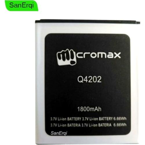 For Micromax Q4202 Battery Batteria High Quality 1800mAh High Quality