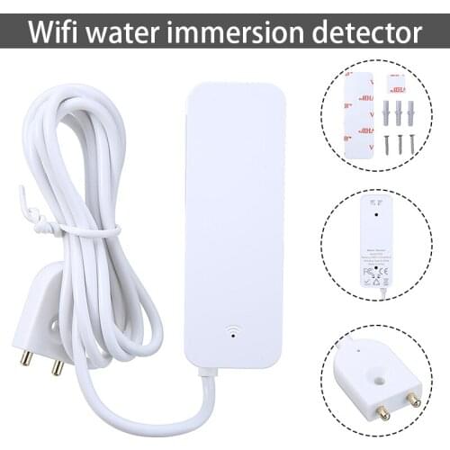 Water Leak Sensor Water Leakage Alarm Home Wireless WiFi Leakage Detector Independent Alert Overflow Smart Security Accessories