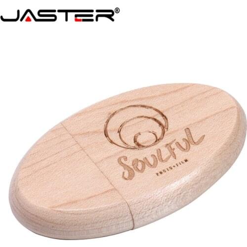 JASTER trasporto LOGO nuovo di zecca caso di legno USB flash drive 4gb 16gb32gb64GB di memoria del bastone fotografia del regalo
