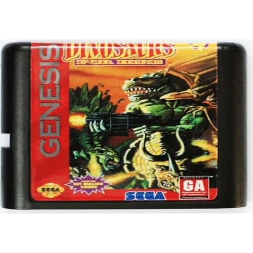Dinosaurs For Hire 16 bit MD Game Card For Sega Mega Drive For SEGA Genesis
