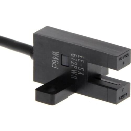 EE-SX672P-WR 1M Photo micro sensor, slot type, T-shaped, L-ON/D-ON selectable, PNP, 1 m robotic cable