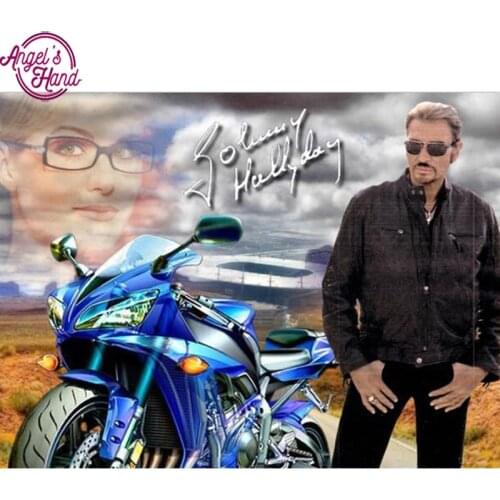 French johnny hallyday Diamond Painting Cross Stitch,Full,Diamond Embroidery,diamond Mosaic,pattern,beaded embroidery,portrait