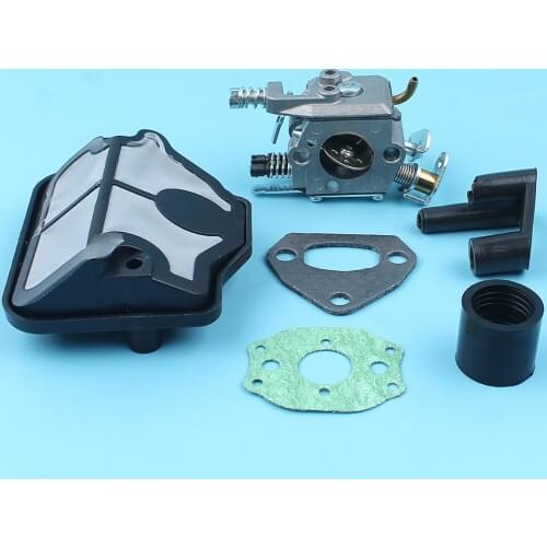 Carburetor W/ Gaskets Air Filter Intake Manifold For Husqvarna 136 137 141 142 36 41 Chainsaw Replace Walbro WT-834, WT-657