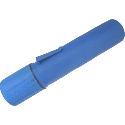 Welding rod storage quiver container for dry welding rods in cannister 10 Lbs