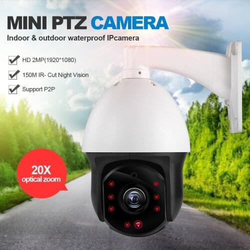 5.0MP Auto Tracking POE IP PTZ Camera IP66 Waterproof H265 360° P2P ONVIF 30X Zoom High Speed Dome CCTV Wifi Camera Night Vision