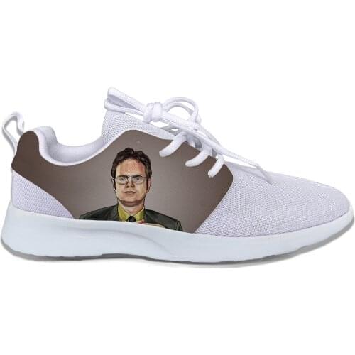 Hot Classic Man Woman The Office Lightweight Breathable Sports Shoes Fashion Running Shoes High Quality Casual Sneakers