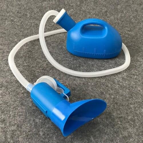 1.6 meter tube male/female urinal 2000ml urine pot bed patient urinary care