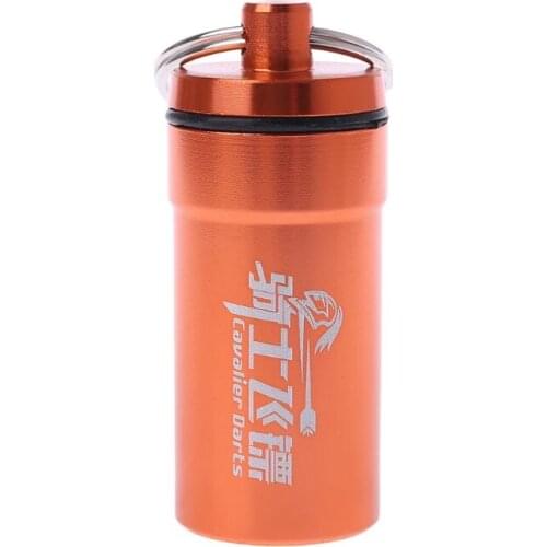 Soft Dart Head Tip Points Storage Case Portable Carry Box Flights Protector Ring Pad Holder Keyring Darts Accessory X3UA