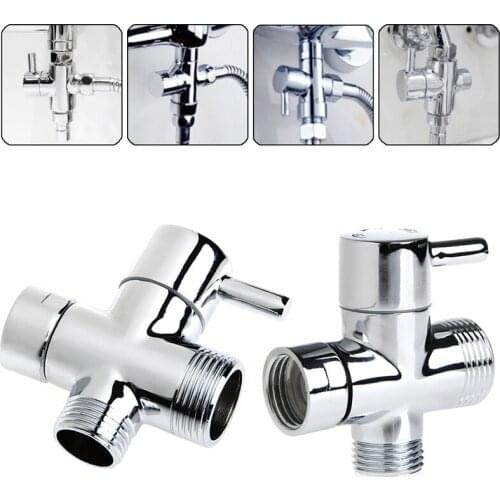 New T-adapter 3 Ways Valve For Diverter Bath Toilet Bidet Sprayer Shower Head