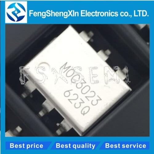 10pcs/lot MOC3023 SOP-6 OPTOISOLATORS TRIAC DRIVERS
