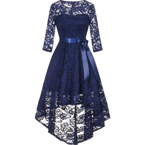 New Youth Graduation Ceremony Lace And Chiffon Pattern Dress Princess Dress Sleeveless style For Girls Party Clothes