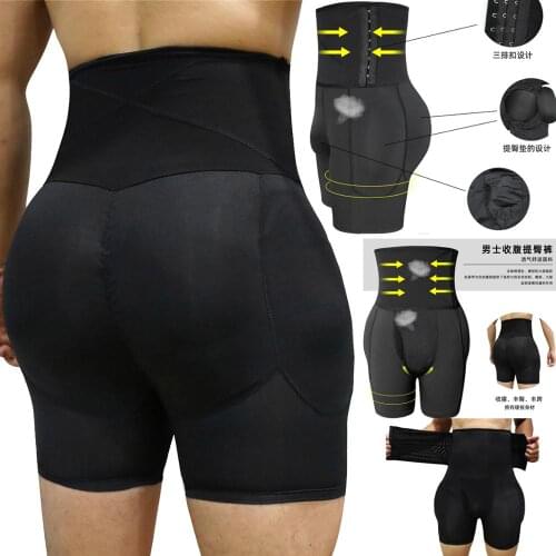 Slimming Modeling Strap Girdle Belt Male Butt Lifter Pads Waist Trainer Basket Homme Trainers Abdominal Binder for Man Shapewear