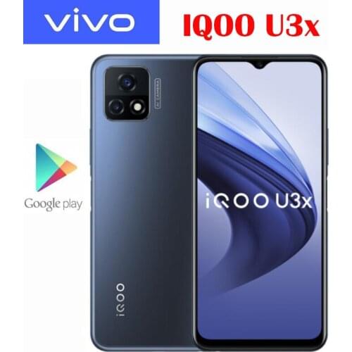 Official New Original VIVO IQOO U3x 5G Cell Phone Snapdragon480 Octa Core 90Hz 6.58inch 13.0MP Camera 5000Mah 18W Fast Charge