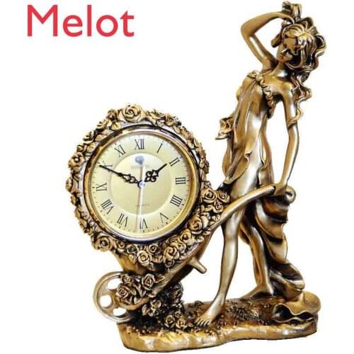 Modern Simple Living Room Desk Clock Silent Time Clock High Quality and Durable High Grade and Exquisite Gorgeous and Exquisite