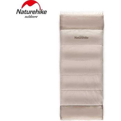 Naturehike Upper and Lower Cotton Sleeping Bag Adult Outdoor Single Camping Splicable down Cotton Sleeping Bag