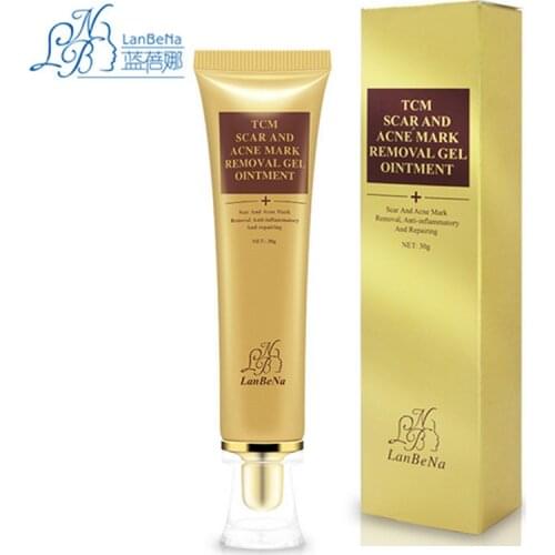 LANBENA Ginseng Acne Scar Remover Shrink Pores Acne Treatment Stretch Marks Gel Bleaching Creams Whitening Moisturizing Cream