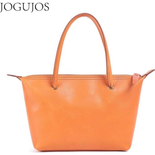 JOGUJOS Women’s Genuine Leather Handbags for Women Fashion Ladies Handbags Luxury Handbags Female Bag New Designer 2020 Wallet