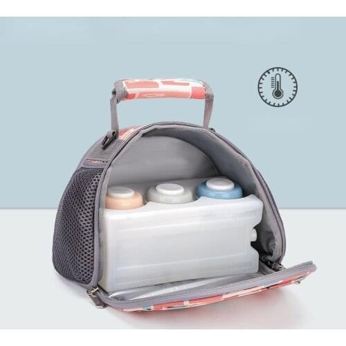 Light Maternity Bags Diaper Backpack Fresh Keeping Cooler Double Layer Mummy Breast Milk Storage Food Fresh Thermal Nursing Bag