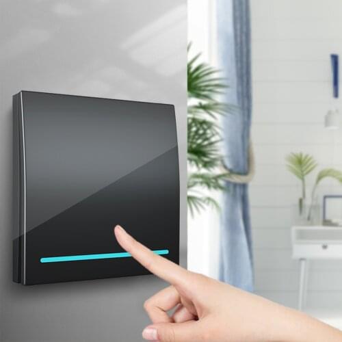 1/2/3 Gang 433Mhz Smart Wall Wireless Switches Light Remote Control AC85-240 Kit Receiver Home Button Ceiling Lamp Panel Button